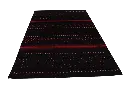 Black & Red Hand Knotted