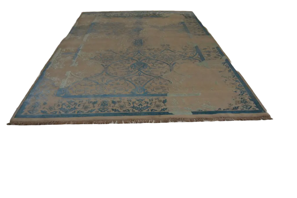Mystic Azure Vintage Erased Rug
