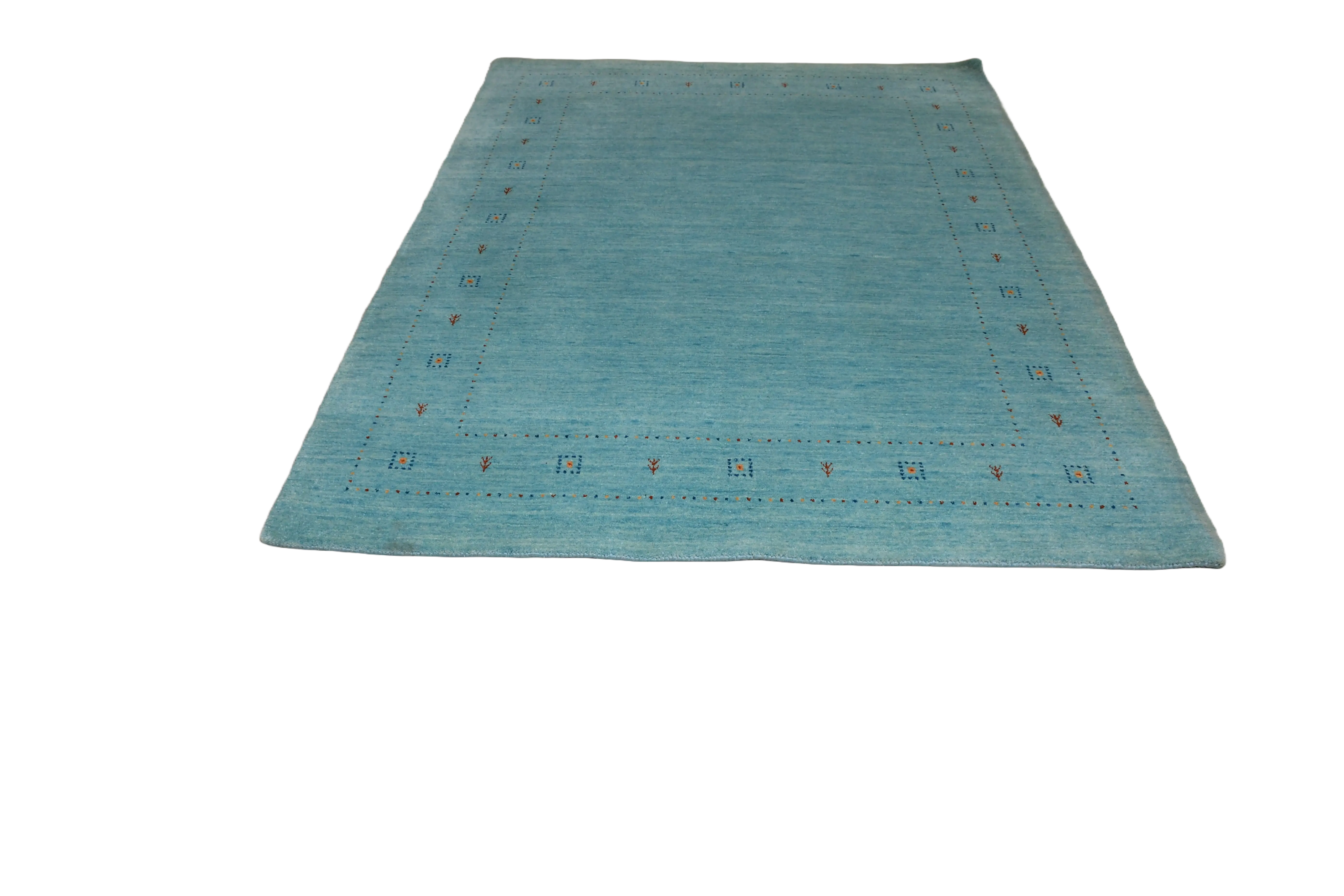 Azure Horizon Hand-Knotted Gabbeh Rug | weaversrug
