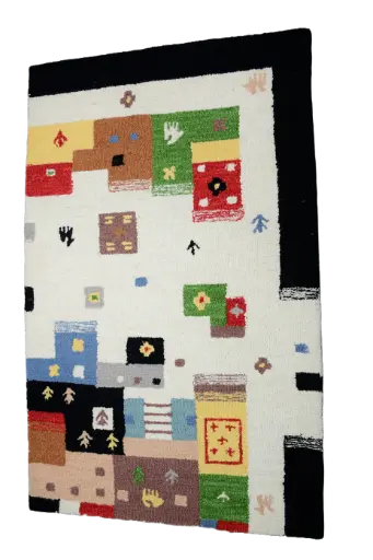 Tribal Mosaic Wool Rug