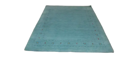 Azure Horizon Hand-Knotted Gabbeh Rug